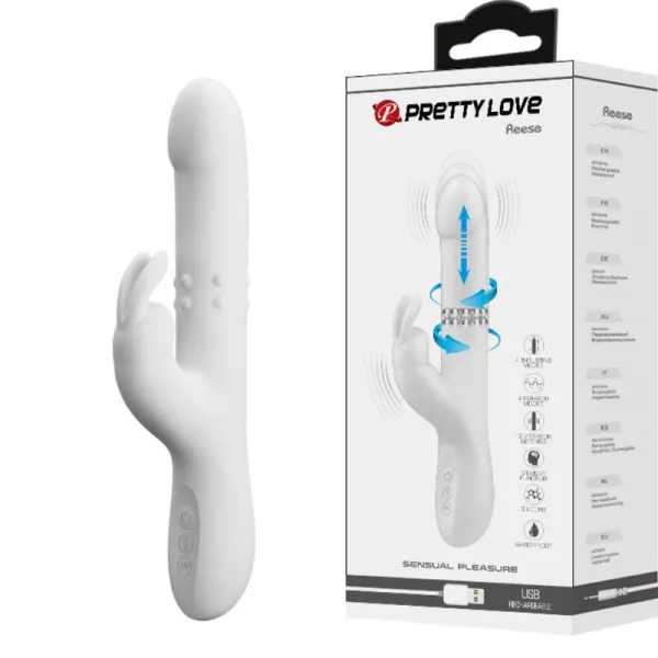Reese Vibrator mit Silberne Rotation von Pretty Love | Fesselliebe.de