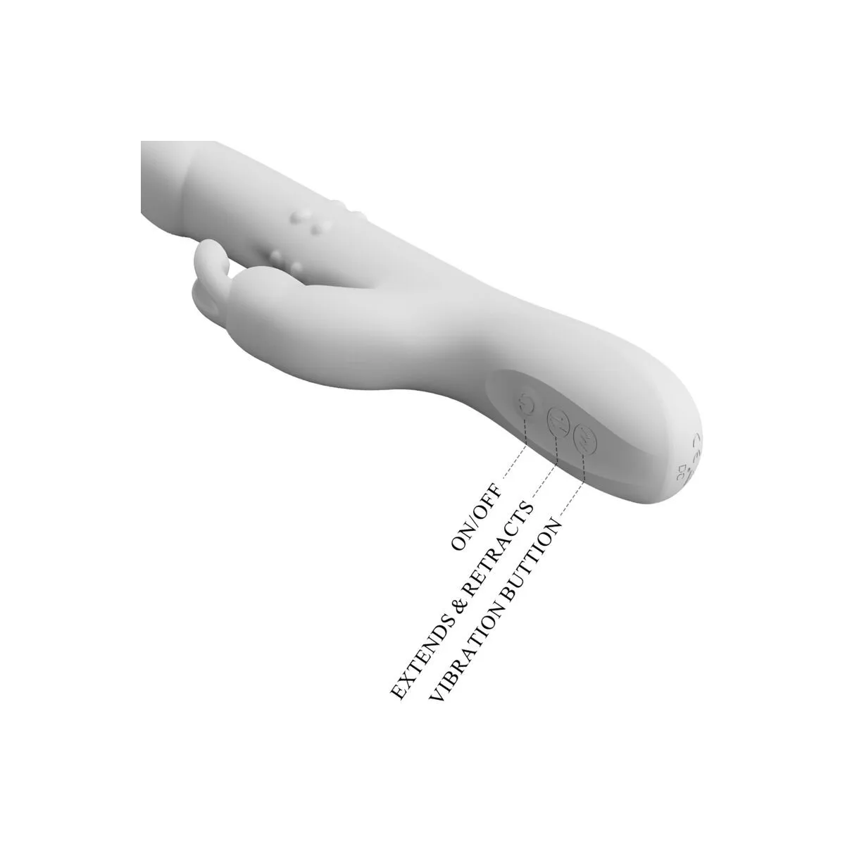 Reese Vibrator mit Silberne Rotation von Pretty Love | Fesselliebe.de