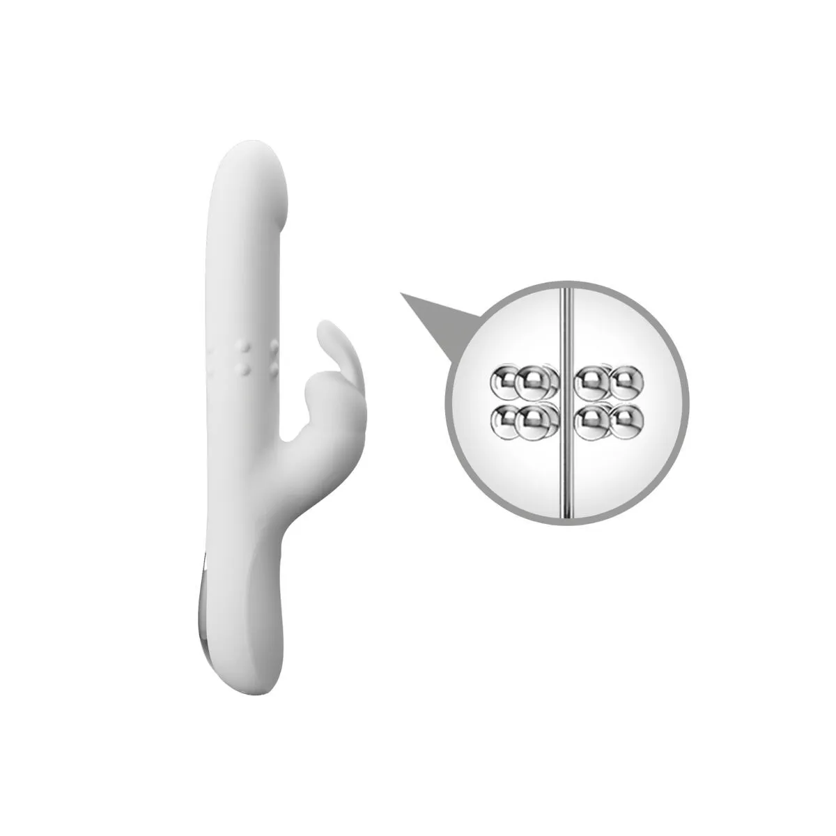 Reese Vibrator mit Silberne Rotation von Pretty Love | Fesselliebe.de