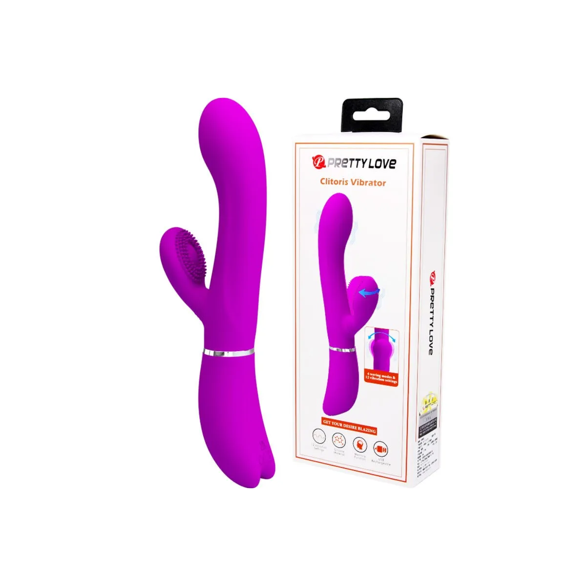 Klitoris-Stimulierender Vibrator von Pretty Love | Fesselliebe.de