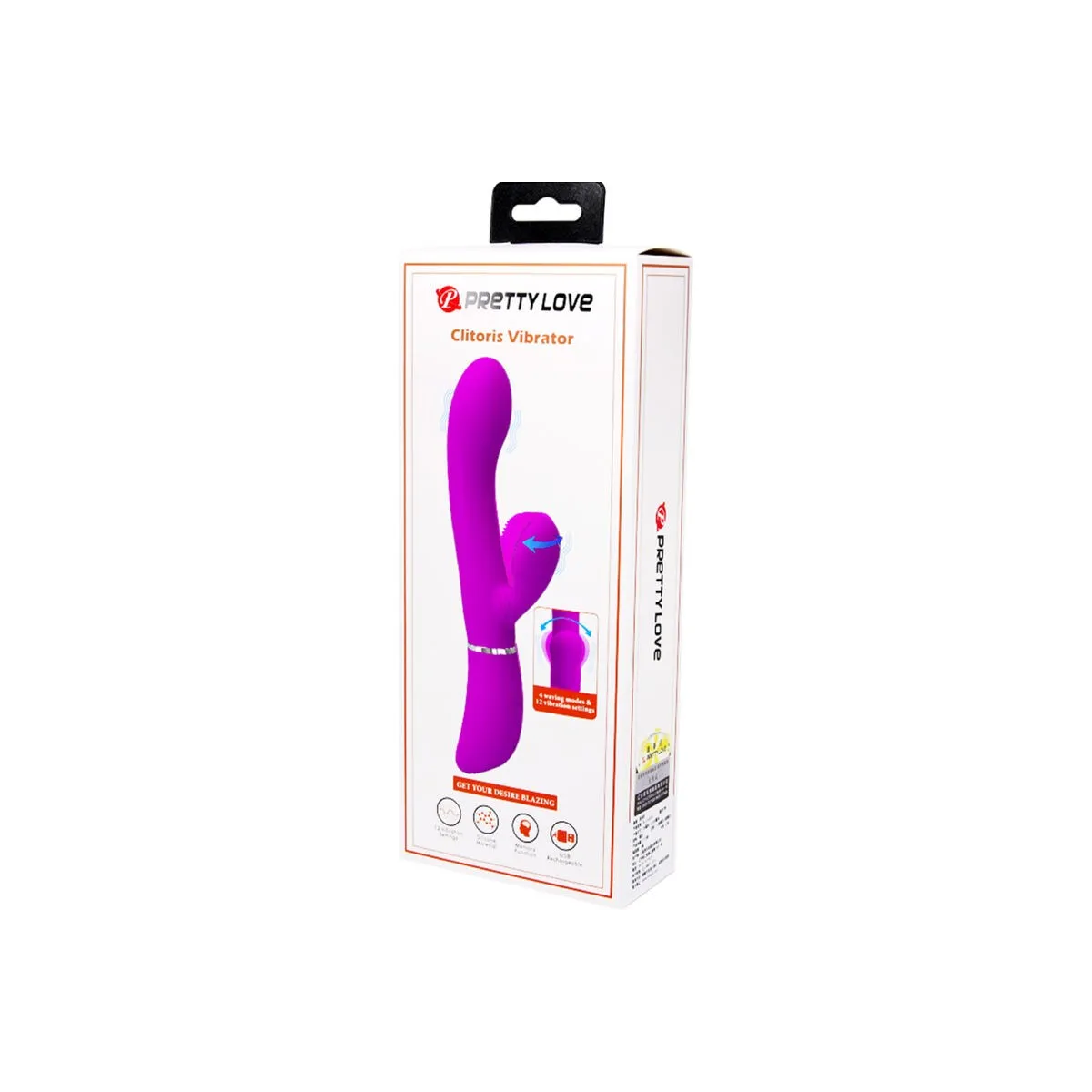 Klitoris-Stimulierender Vibrator von Pretty Love | Fesselliebe.de