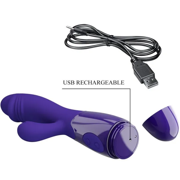 Snappy Jugendvibrator & G-Spot-Stimulator Violett von Pretty Love Led | Fesselliebe.de