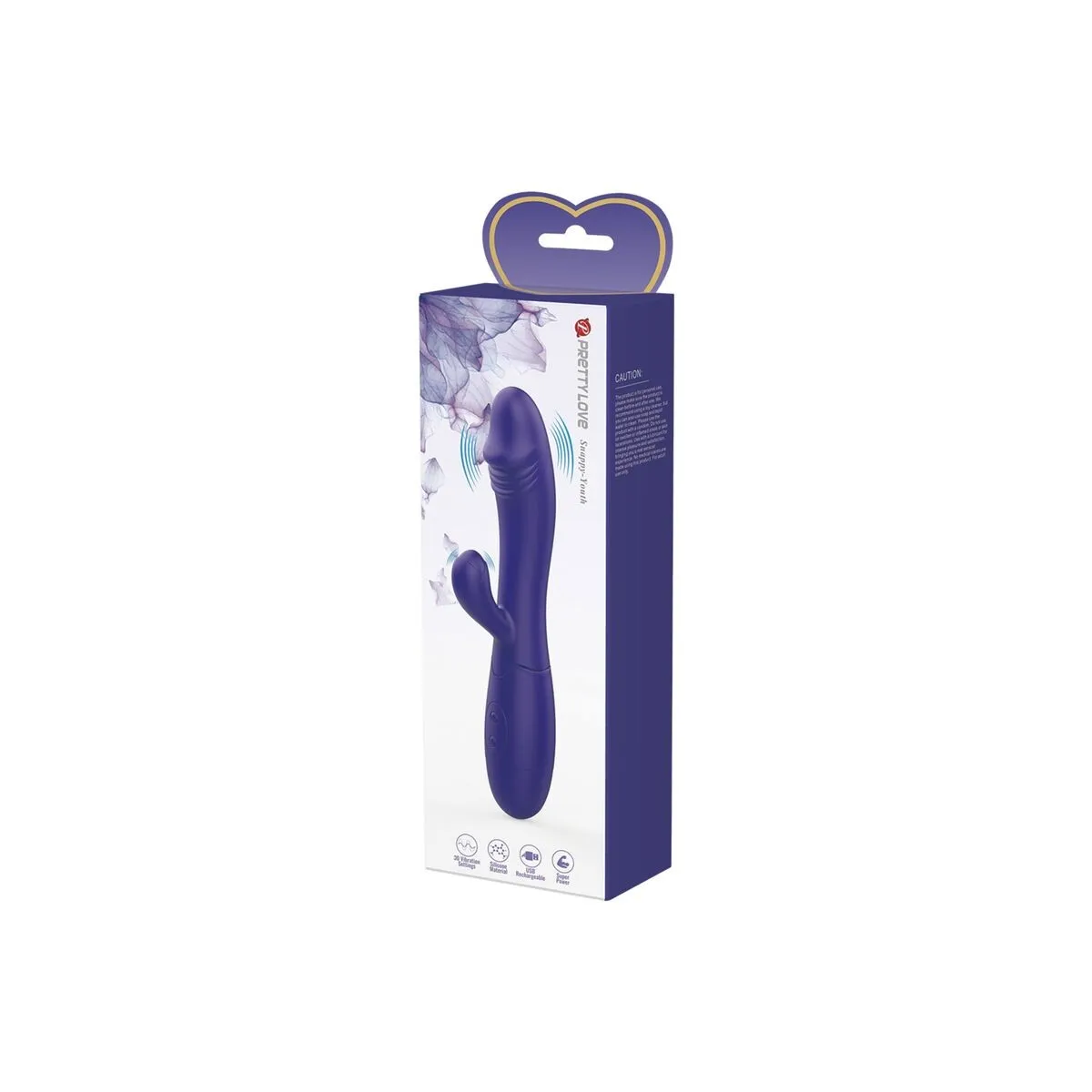 Snappy Jugendvibrator & G-Spot-Stimulator Violett von Pretty Love Led | Fesselliebe.de