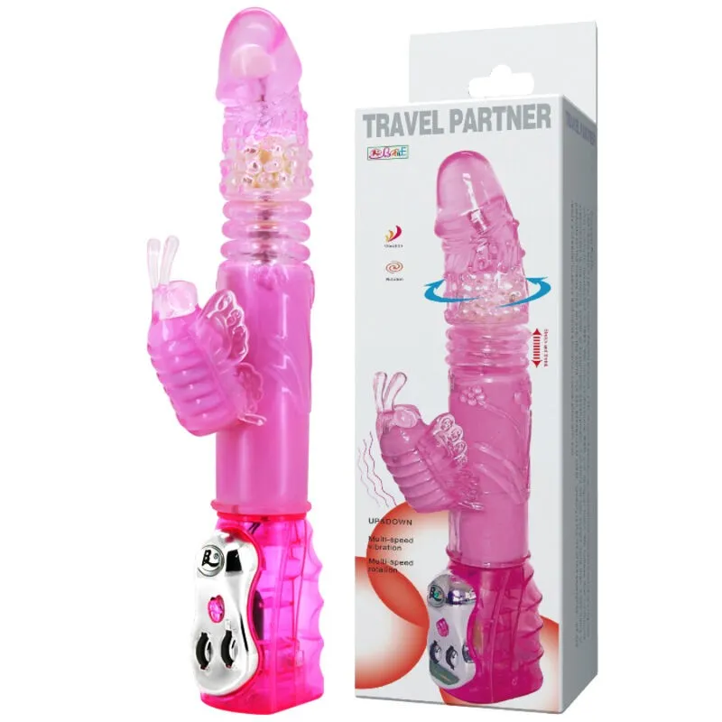 Travel Partner Up & Down Rotator Hase Rosa von Baile Rotations | Fesselliebe.de