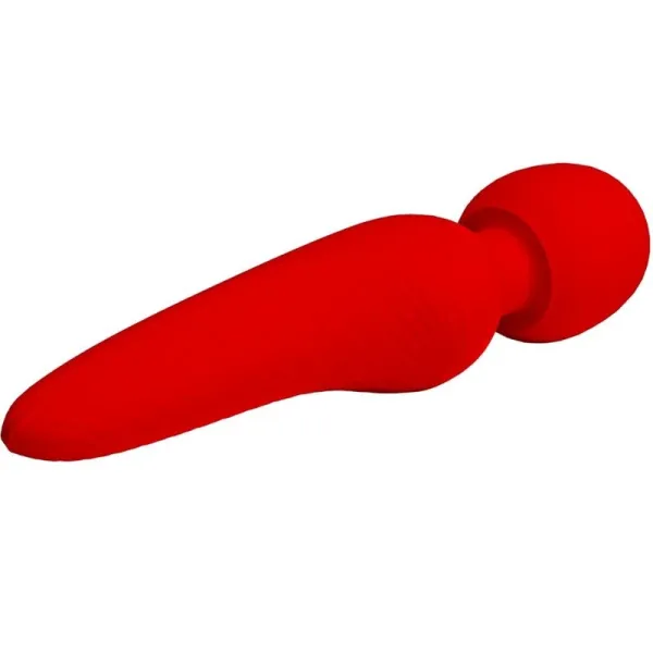 Meredith Massager 12 Vibrationsmodi Rot von Pretty Love Smart | Fesselliebe.de