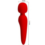 Meredith Massager 12 Vibrationsmodi Rot von Pretty Love Smart | Fesselliebe.de