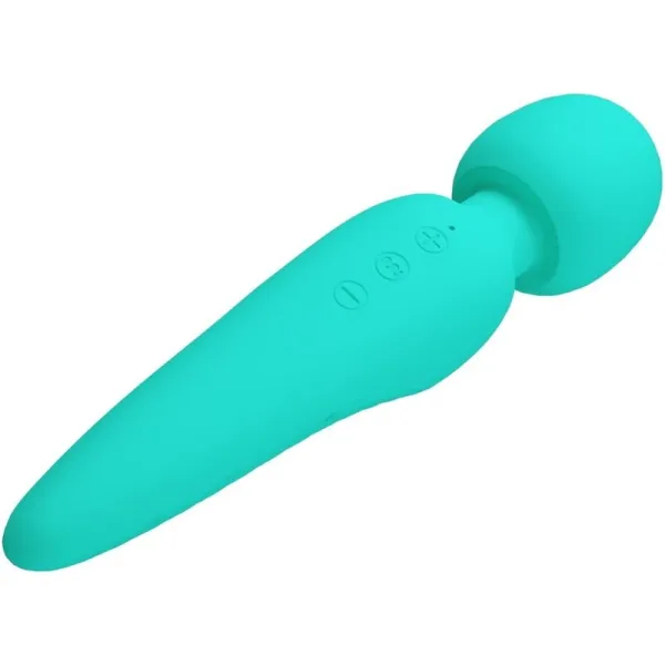 Meredith Massager 12 Vibrationsmodi Aqua Grün von Pretty Love Smart | Fesselliebe.de