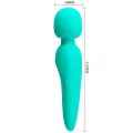 Meredith Massager 12 Vibrationsmodi Aqua Grün von Pretty Love Smart