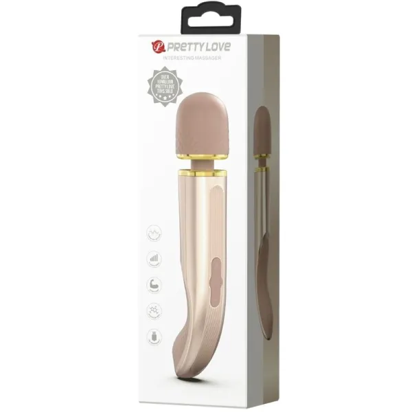 Massager 7 Vibrationsmodi Champagner von Pretty Love Smart | Fesselliebe.de
