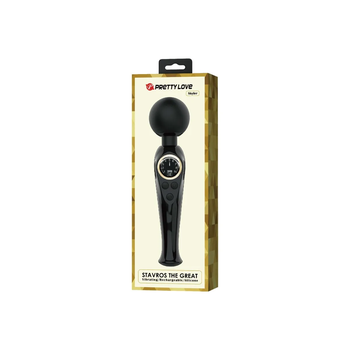 Skyler Vibrator Stab Schwarz von Pretty Love Led | Fesselliebe.de