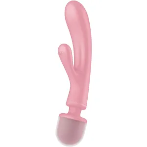 Triple Lover Rabbit Vibrator Massager Rosa von Satisfyer Vibrator | Fesselliebe.de