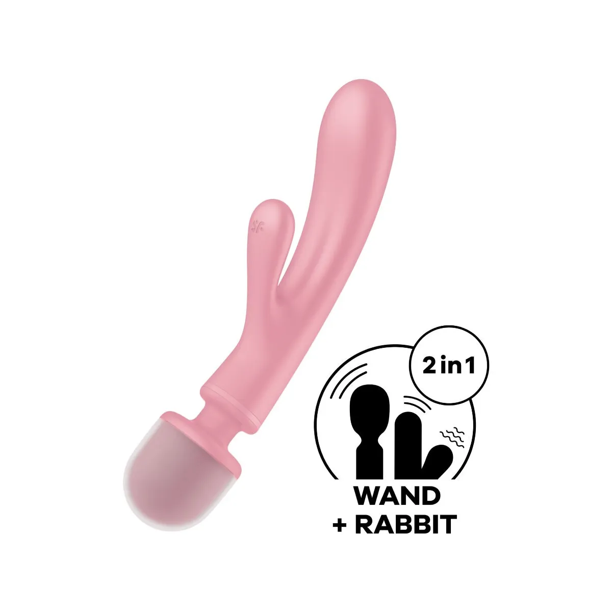 Triple Lover Rabbit Vibrator Massager Rosa von Satisfyer Vibrator | Fesselliebe.de