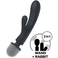 Triple Lover Rabbit Vibrator Massager Grau von Satisfyer Vibrator