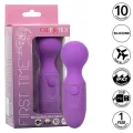 First Time wiederaufladbares Massagerät 10 Vibrationen Lila von Calexotics
