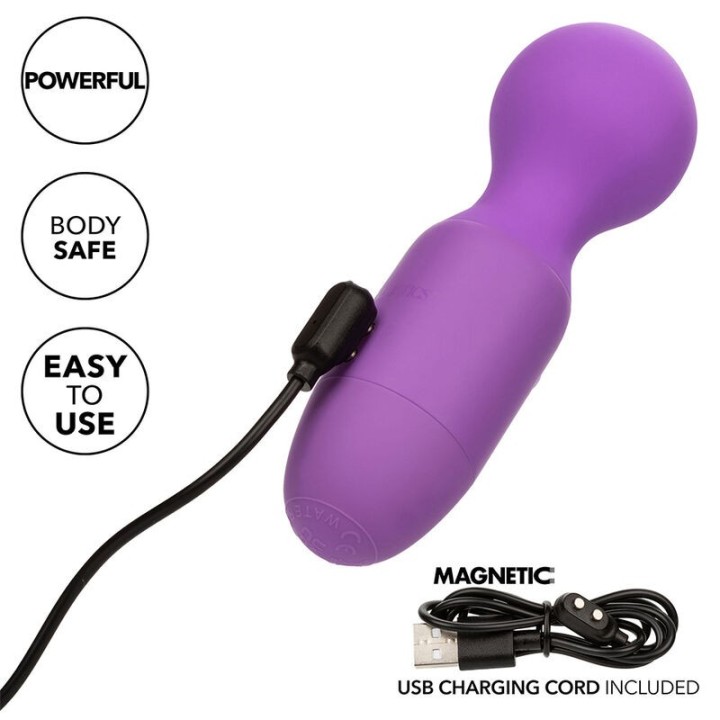 First Time wiederaufladbares Massagerät 10 Vibrationen Lila von Calexotics | Fesselliebe.de