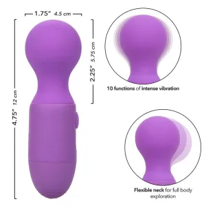 First Time wiederaufladbares Massagerät 10 Vibrationen Lila von Calexotics