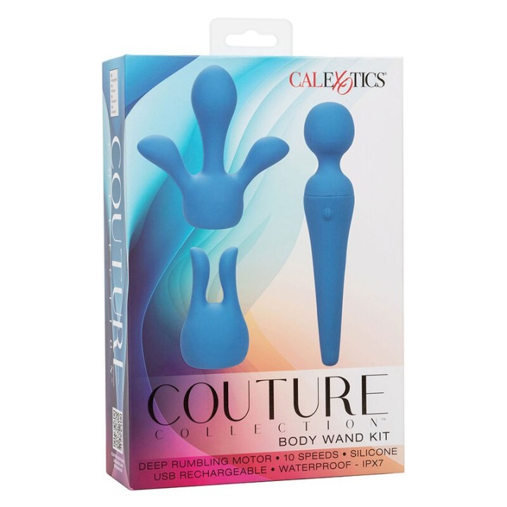 Couture Kit Vibratorstab 10 Vibrationen Blau von Calexotics | Fesselliebe.de