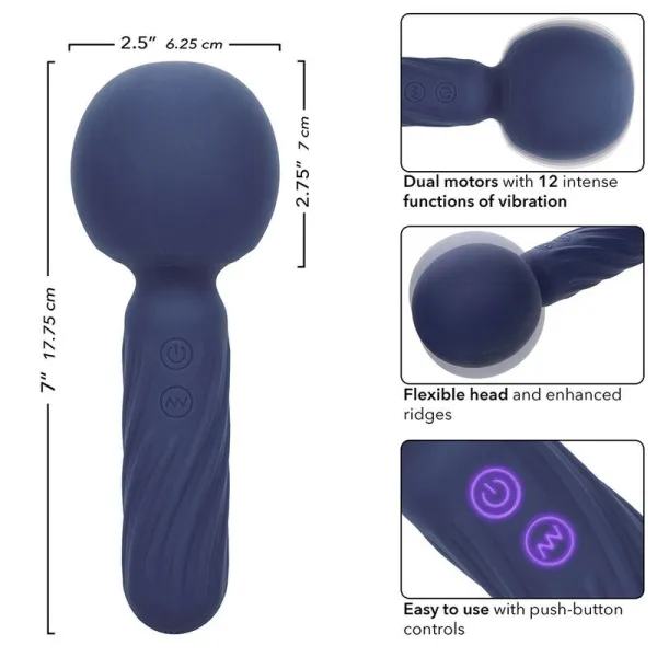 Charisma Seduction Massager 12 Funktionen 17,75 cm X 6,25 cm Lila von Calexotics | Fesselliebe.de