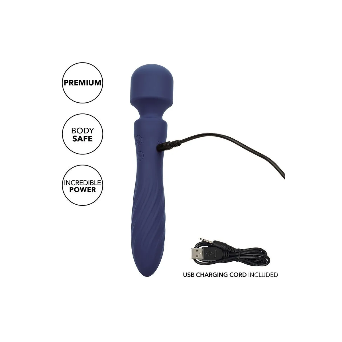 Charisma Mystique Massager Doppelmotor 12 Funktionen 20,5 cm X 4,5 cm Lila von Calexotics | Fesselliebe.de