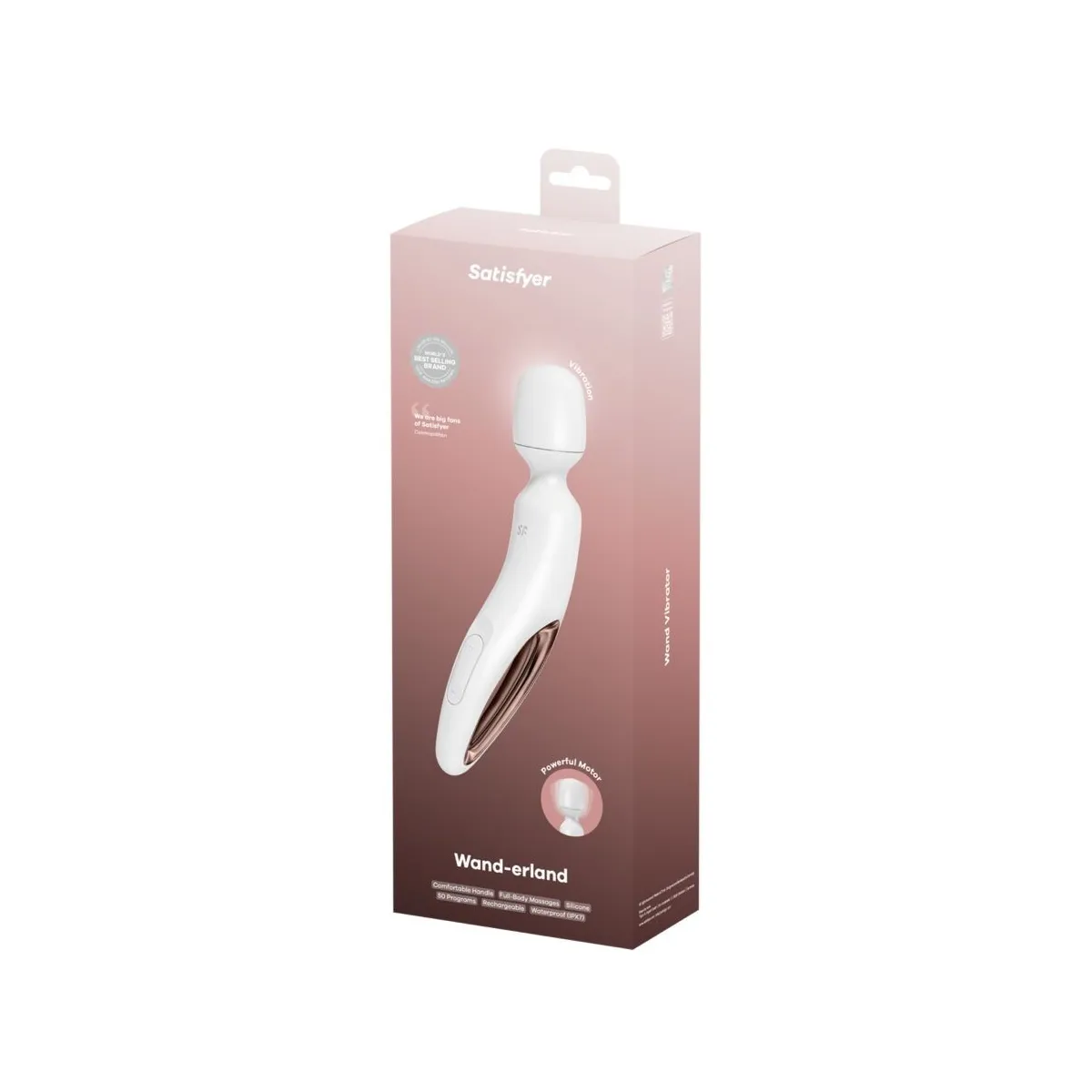 Wand Erland Vibrierendes Massager Weiss von Satisfyer Wand | Fesselliebe.de