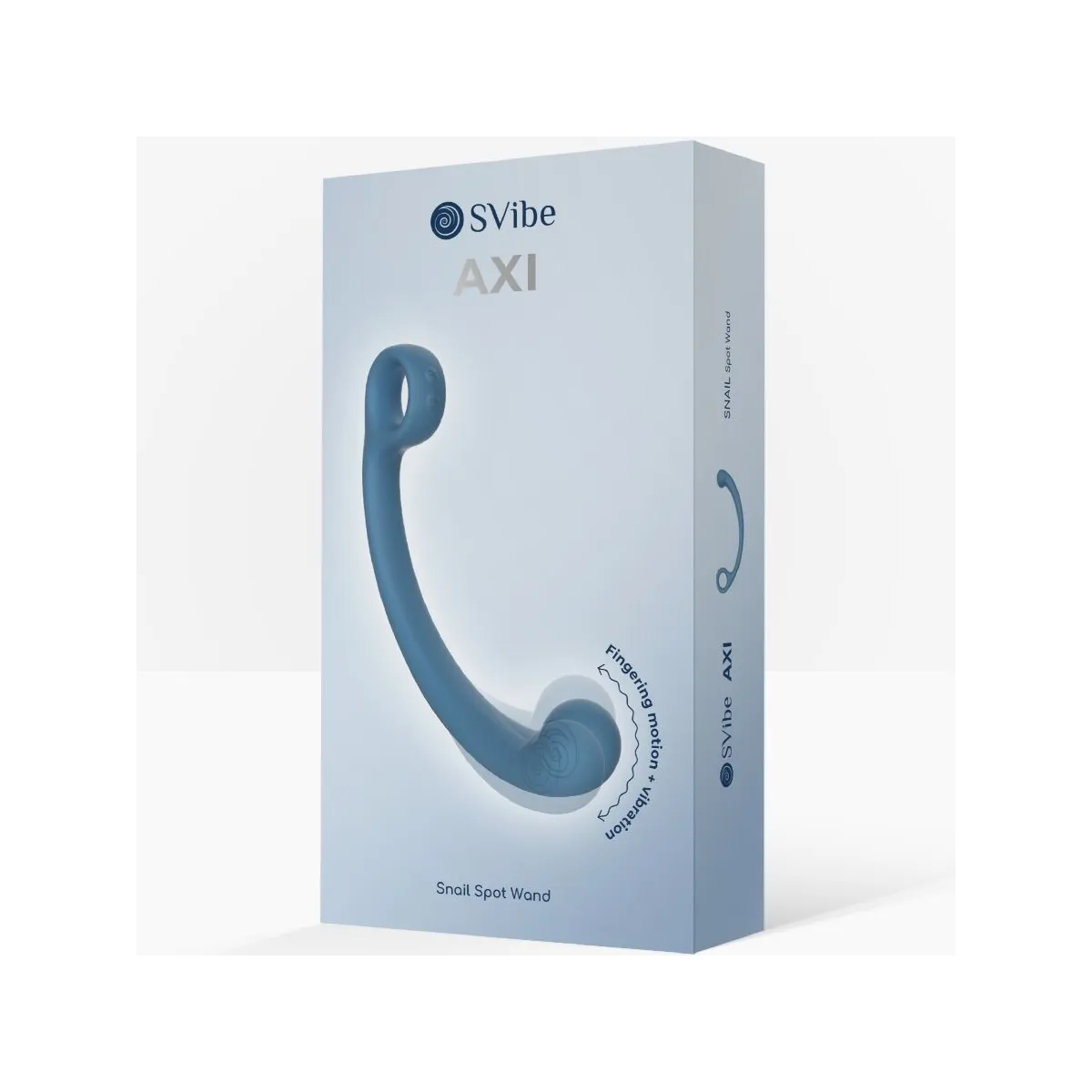 Axi Vibrierender Massagestab Blau von Snail Vibe | Fesselliebe.de