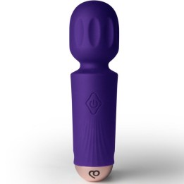 Mini-Aufladbarer Stab mit 16 Funktionen Violet Dream von Rocks-Off | Fesselliebe.de