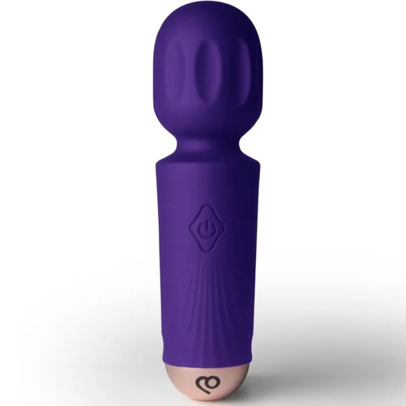 Mini-Aufladbarer Stab mit 16 Funktionen Violet Dream von Rocks-Off | Fesselliebe.de