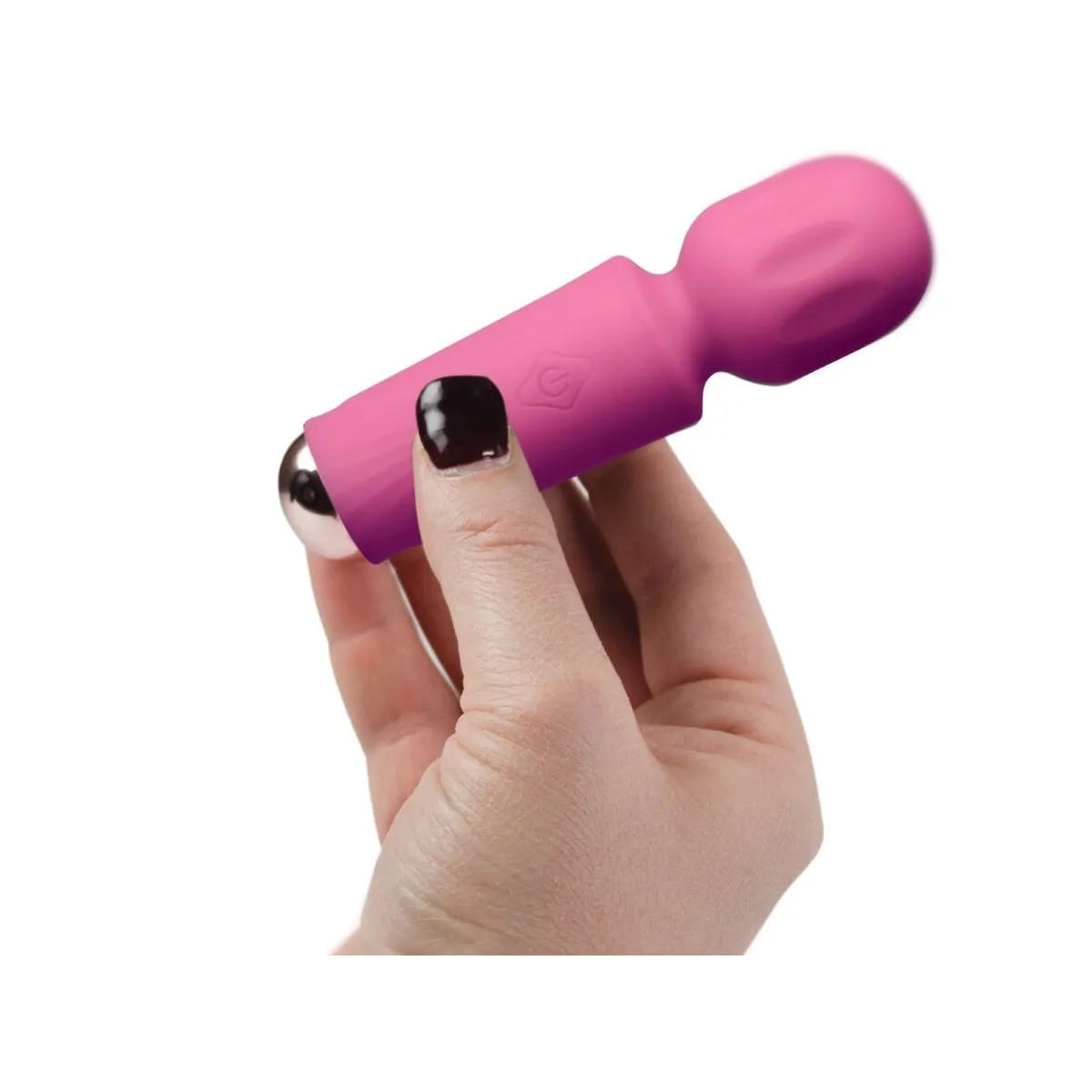 Wiederaufladbarer Mini-Zauberstab mit 16 Funktionen, Pfingstrosenrosa von Rocks-Off | Fesselliebe.de