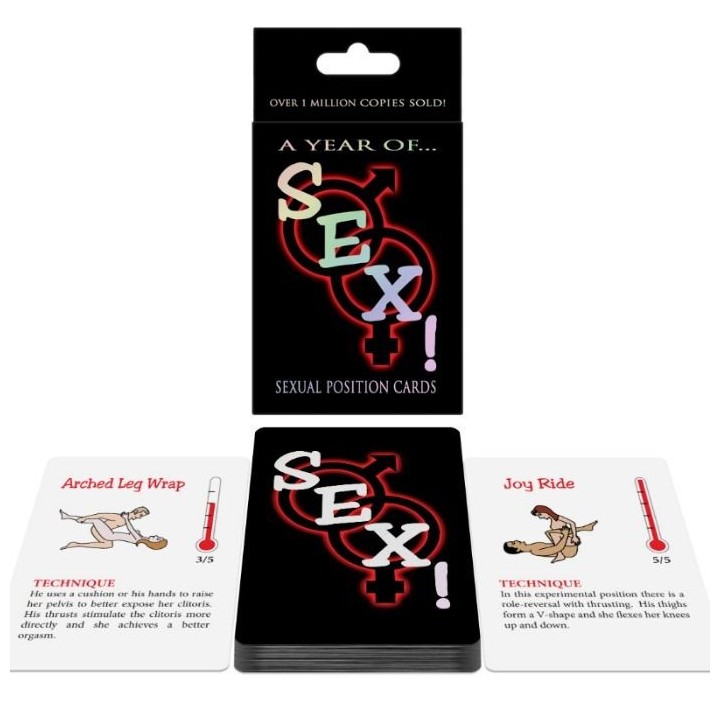 Sexuelle Positionskarten Ein Jahr Voll,,,Sex! von Kheper Games | Fesselliebe.de