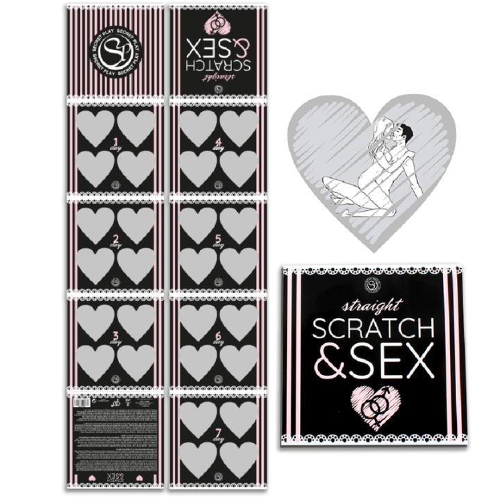 Scratch & Sex-Spiel für Hetere Paare (ES/EN/FR/PT/DE) von Secretplay 100% Games | Fesselliebe.de