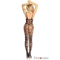 Schwarzes Bodystocking ouvert PR4688 von Provocative