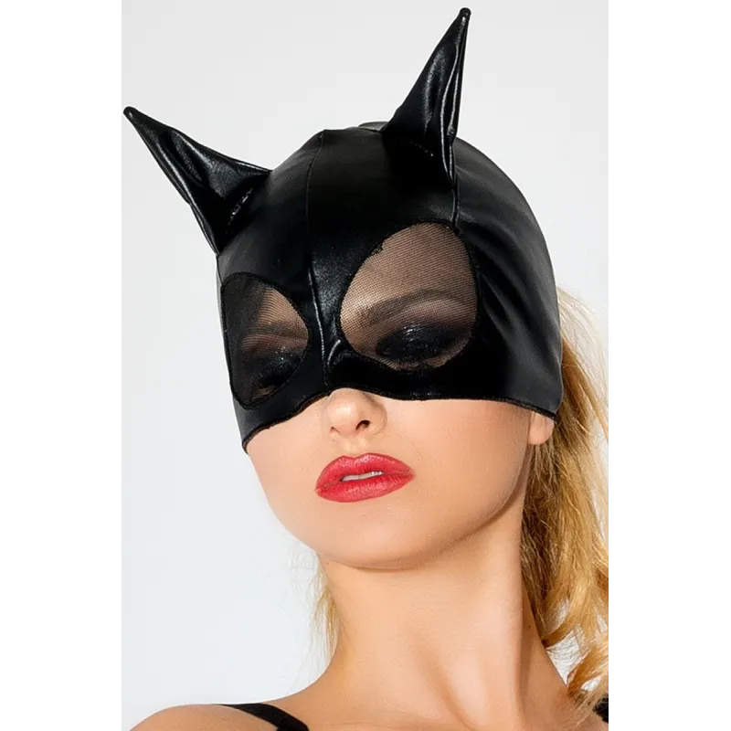Schwarze Katzenmaske MK 01 von MeSeduce | Fesselliebe.de