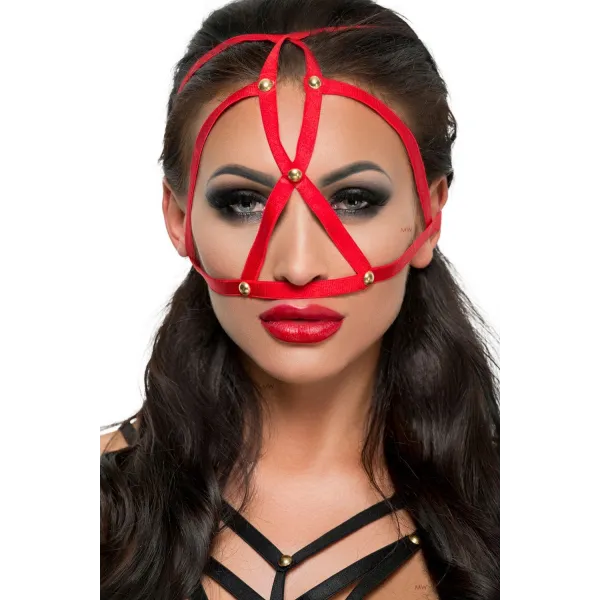 Rote Kopfmaske MK 08 von MeSeduce | Fesselliebe.de