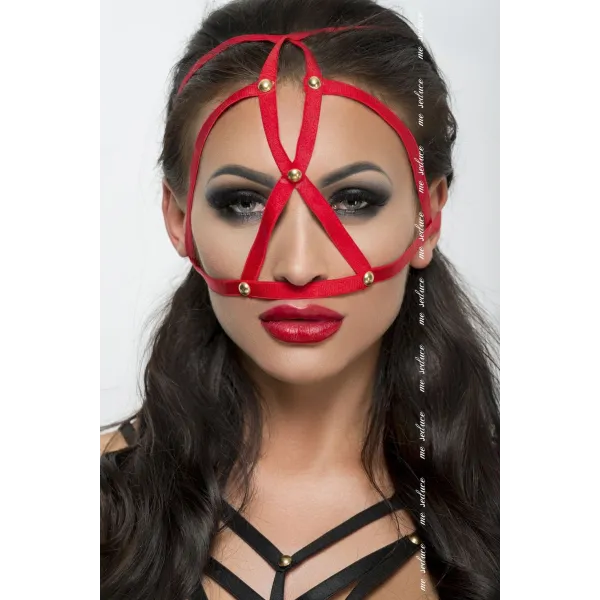 Rote Kopfmaske MK 08 von MeSeduce | Fesselliebe.de