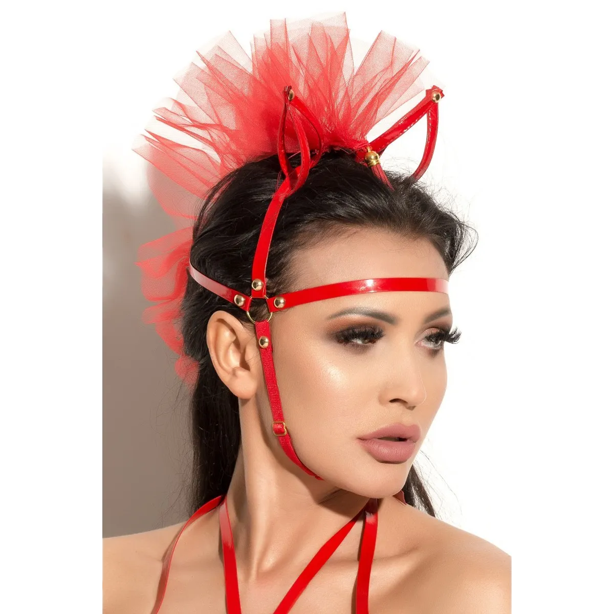 Rote Kopfmaske MK 18 von MeSeduce | Fesselliebe.de