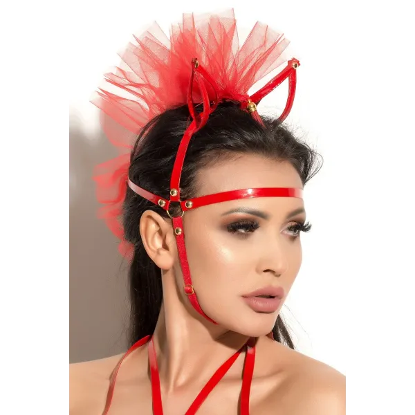 Rote Kopfmaske MK 18 von MeSeduce | Fesselliebe.de