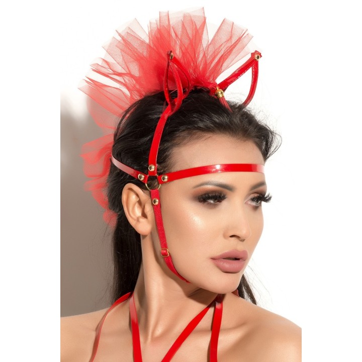 Rote Kopfmaske MK 18 von MeSeduce | Fesselliebe.de