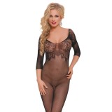 Schwarzer Bodystocking ouvert 6240 von Softline | Fesselliebe.de