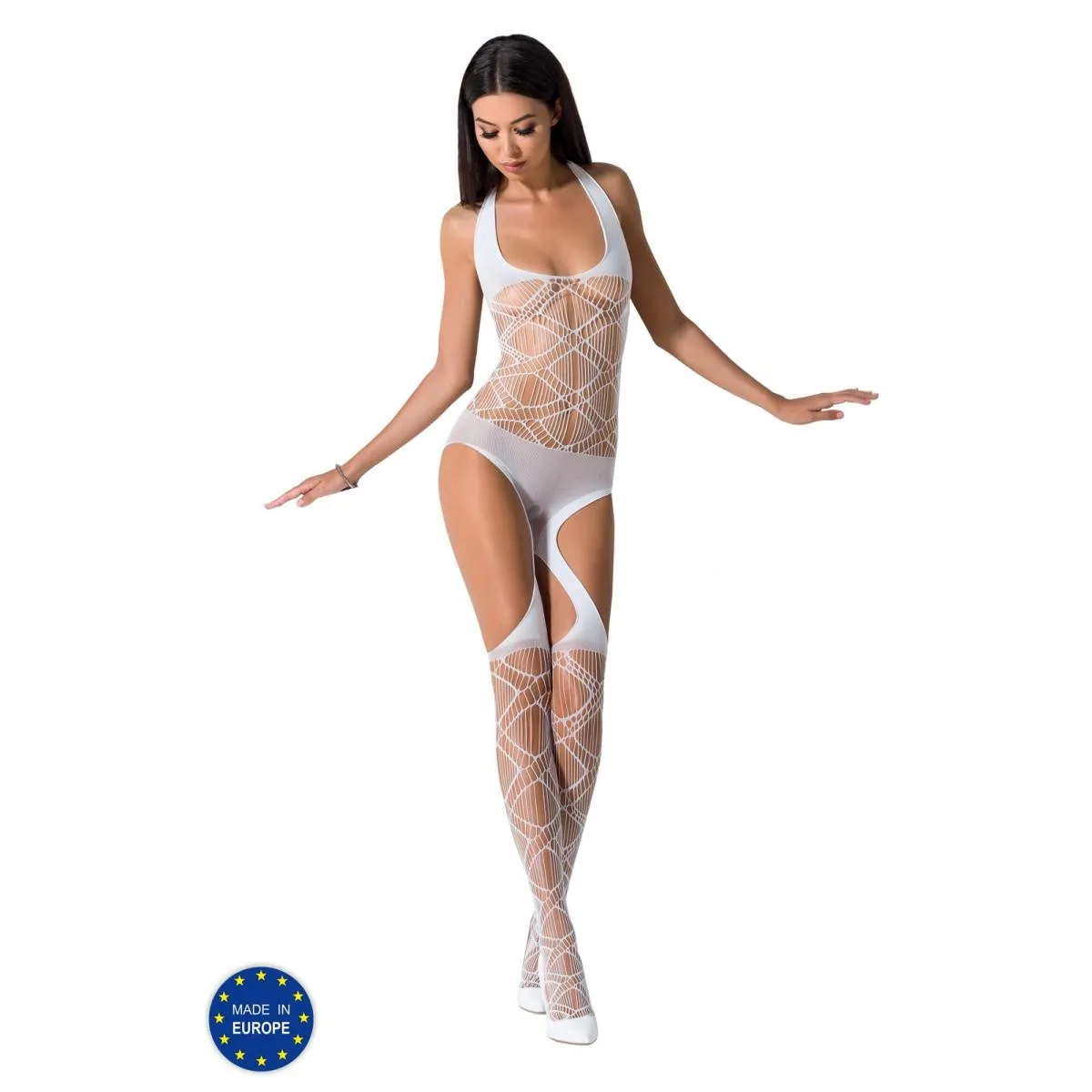 Weißer Bodystocking BS060 von Passion | Fesselliebe.de