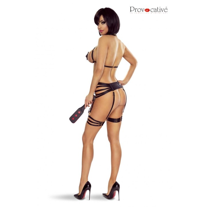 Schwarzer Strumpfhaltergürtel PR6095 von Provocative | Fesselliebe.de