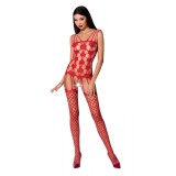 Roter ouvert Bodystocking BS067 von Passion | Fesselliebe.de