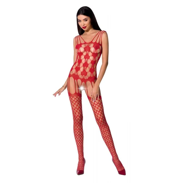 Roter ouvert Bodystocking BS067 von Passion | Fesselliebe.de