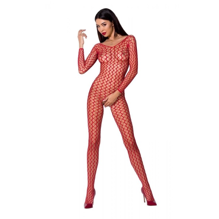 Roter ouvert Bodystocking BS068 von Passion | Fesselliebe.de