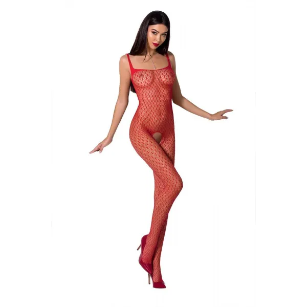 Roter ouvert Bodystocking BS071 von Passion | Fesselliebe.de