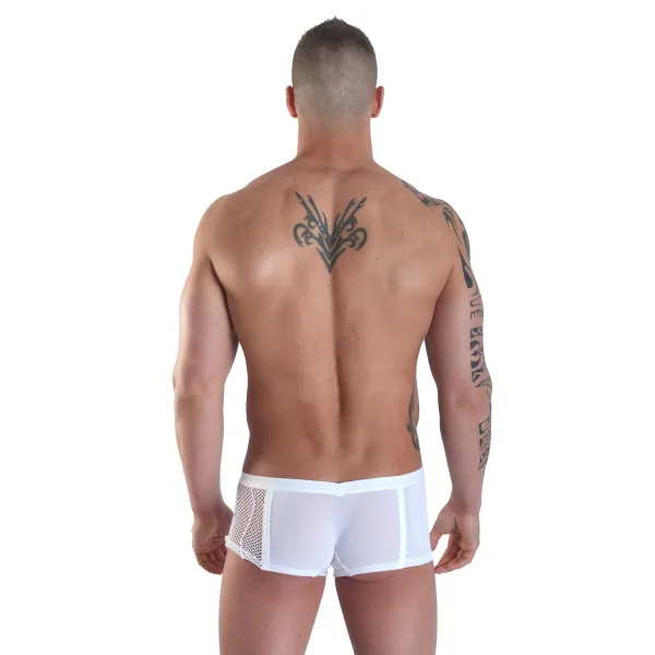 Weiße Herren Mini-Pant Visible Man von Look Me | Fesselliebe.de