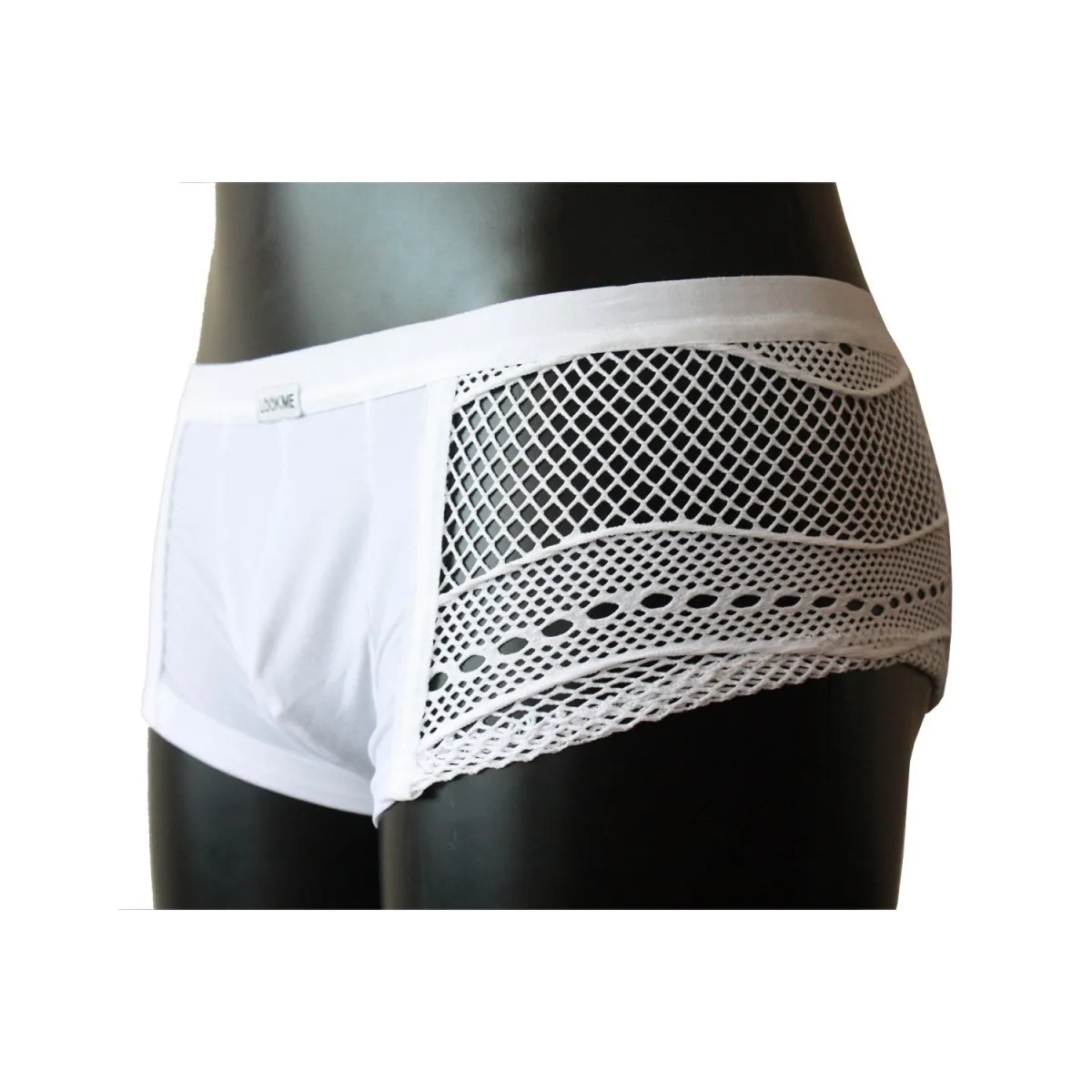 Weiße Herren Mini-Pant Visible Man von Look Me | Fesselliebe.de