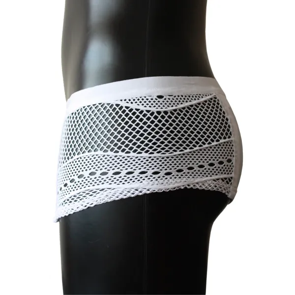 Weiße Herren Mini-Pant Visible Man von Look Me | Fesselliebe.de