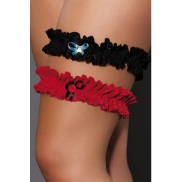 Schwarzes Strumpfband M/1061 Iga von Andalea Dessous | Fesselliebe.de