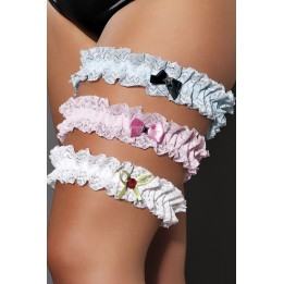 Rosa Strumpfband M/1064 Iga von Andalea Dessous | Fesselliebe.de