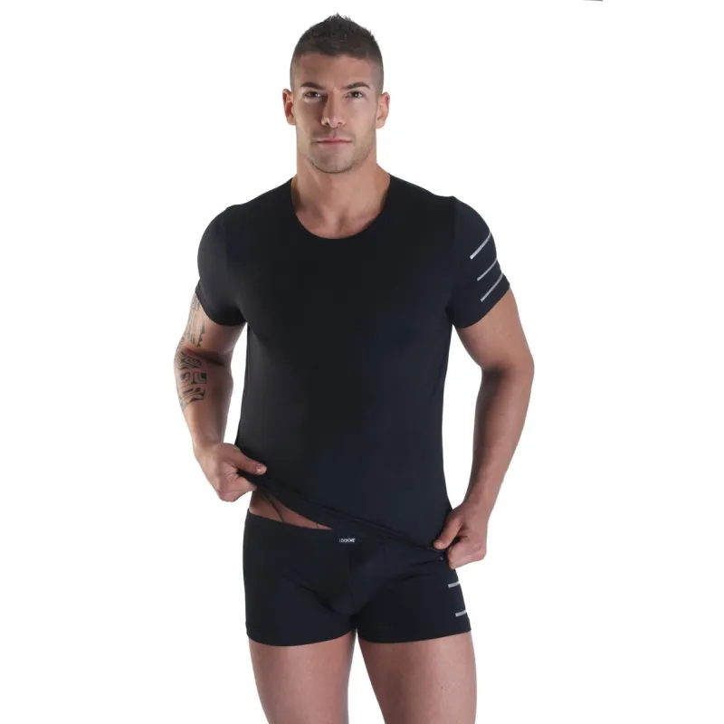 Schwarzes Herren T-Shirt Roadster von Look Me | Fesselliebe.de